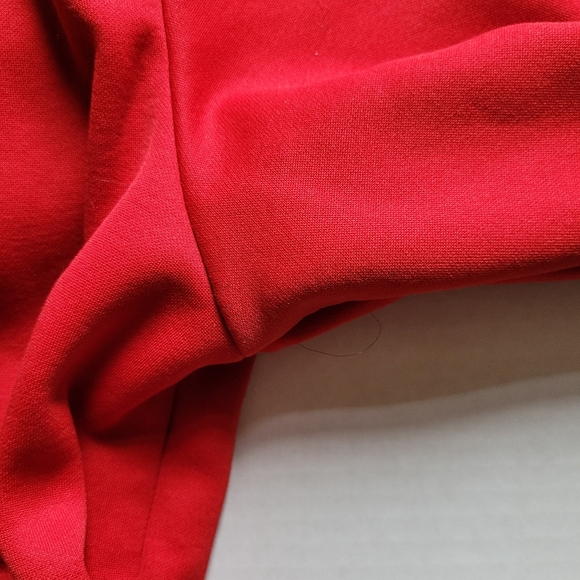 North Face hoodie hooded sweatshirt outdoor shirt top red black logo men's - Picture 10 of 13